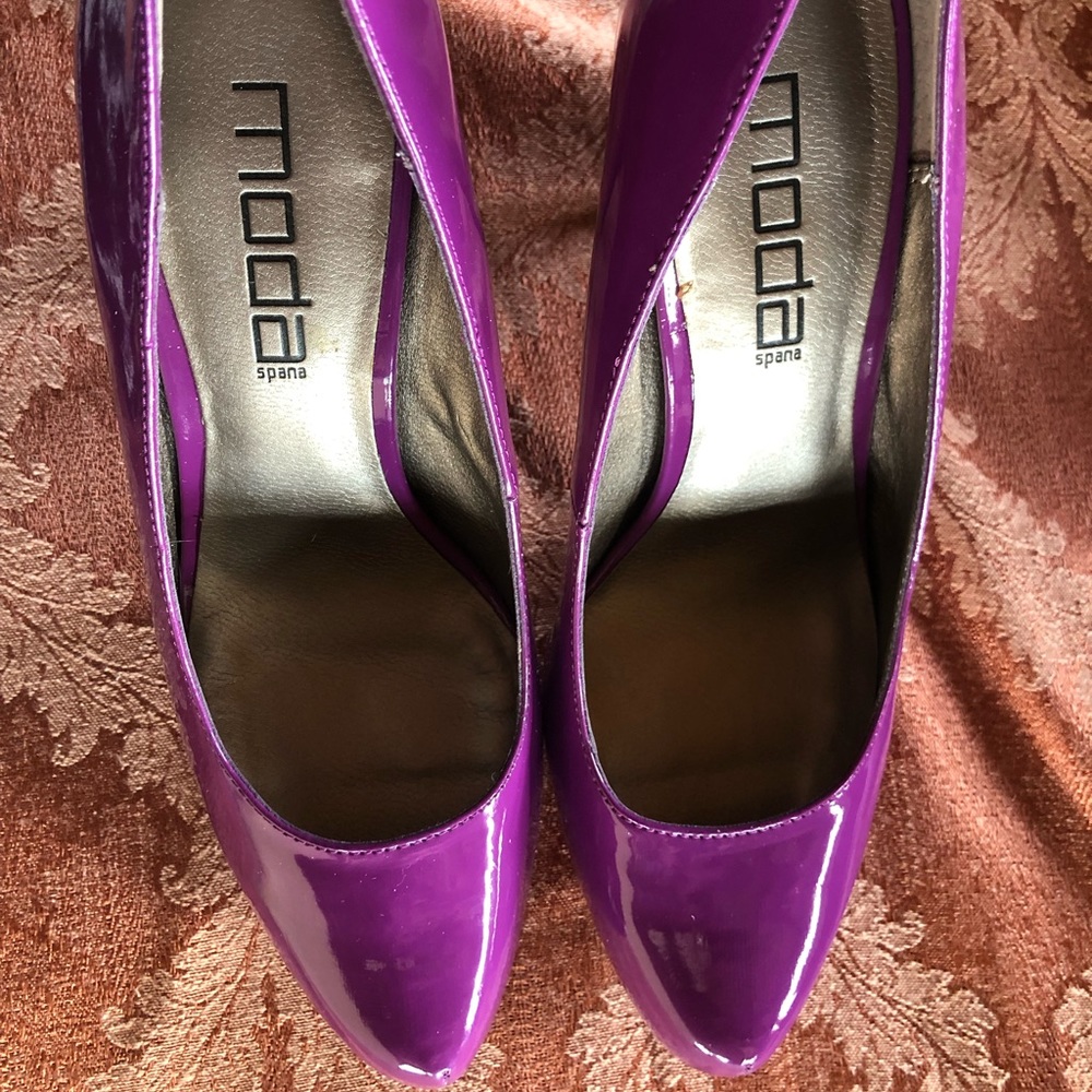 EASTER! Moda Fushia Platform Stiletto Shoes size 7.5M